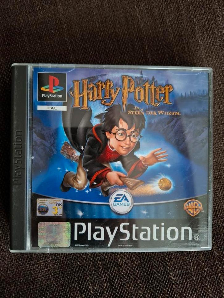 PS1 Harry Potter en de steen der wijzen (compleet), Games en Spelcomputers, Games | Sony PlayStation 1, Zo goed als nieuw, Ophalen of Verzenden