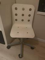 Witte kinderbureaustoel, Huis en Inrichting, Bureaustoelen, Ophalen, Gebruikt, Wit, Bureaustoel