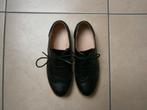 Zwarte lederen schoenen maat 38, Kleding | Dames, Schoenen, Wandelschoenen, Ophalen of Verzenden, Zo goed als nieuw, Zwart