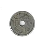 Egypte, 10 Milliemes AH1335(1917 KN)., Postzegels en Munten, Munten | Afrika, Ophalen of Verzenden, Egypte, Losse munt