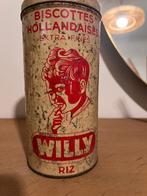 Blik, Willy Hollandse Beschuiten, Ophalen of Verzenden, Gebruikt, Beschuit, Overige merken