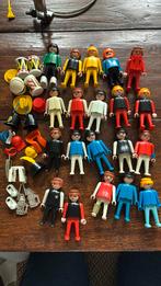 Vintage 20 playmobil figuren met enkele accessoires, Ophalen of Verzenden, Gebruikt