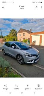 Renault scenic 1.5DCI année 2018 6B ÉTAT impeccable, Autos, Argent ou Gris, Achat, 80 g/km, Noir