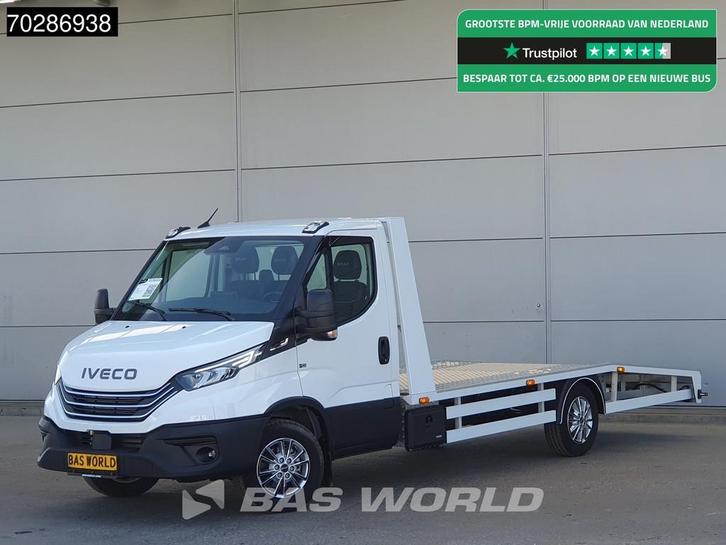 Iveco Daily 35S18 3.0L Autotransporter Automaat 3,5t Trekhaa, Auto's, Bestelwagens en Lichte vracht, Bedrijf, Te koop, Centrale vergrendeling