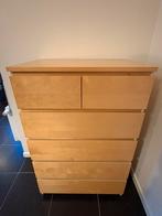 Commode IKEA MALM 6 tiroirs, Enlèvement, Utilisé