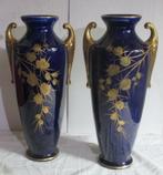 uitzonderlijke art nouveau vazen Limoges cobalt blauw & goud, Antiek en Kunst, Antiek | Keramiek en Aardewerk, Verzenden