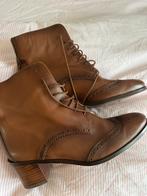 Prachtige leren veterlaarsjes, Uterque, Comme neuf, Brun, Envoi