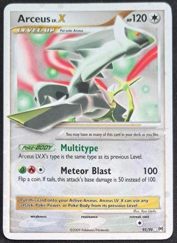 Pokemon Arceus Lv.x Arceus 96/99 beschikbaar voor biedingen