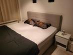 Boxspring, Huis en Inrichting, Ophalen, Gebruikt, Beige, Tweepersoons