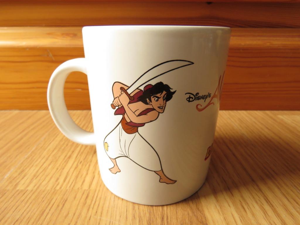 mug tasse Aladdin de Disney, Ophalen of Verzenden, Gebruikt, Kop(pen) en/of Schotel(s)
