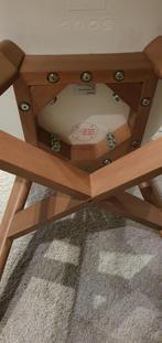 Table ronde solide 150 cm + 6 chaises, Divers, Comme neuf, Enlèvement