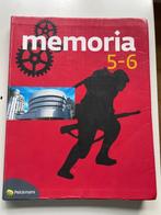 Memoria 5-6 handboek, Gelezen, ASO, Geschiedenis, Ophalen of Verzenden