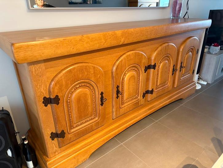 TE KOOP EIKEN EETKAMER, Huis en Inrichting, Kasten | Dressoirs, Gebruikt, Ophalen