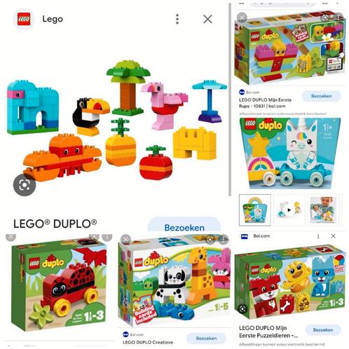 Duplo creatieve sets thema dieren, Kinderen en Baby's, Speelgoed | Duplo en Lego, Gebruikt, Duplo, Complete set, Ophalen of Verzenden