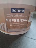 Muurverf zijdemat superieur grijs/wit 10L: nieuw, Bricolage & Construction, Peinture, Vernis & Laque, Neuf, Autres couleurs, 10 à 15 litres