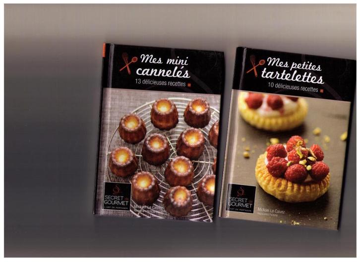 2 petits livres cartonnés sur les cannelés & les tartelettes, Boeken, Kookboeken, Zo goed als nieuw, Frankrijk, Ophalen of Verzenden