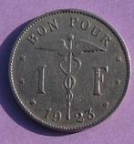 1923 Bon pour 1 franc, Envoi, Métal, Monnaie en vrac