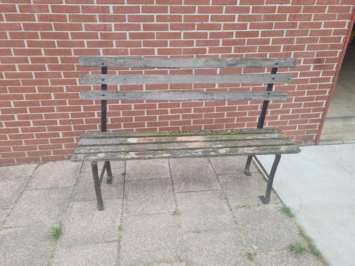 Tuinbank Authentieke buitenbank, Tuin en Terras, Tuinbanken, Zo goed als nieuw, Ophalen
