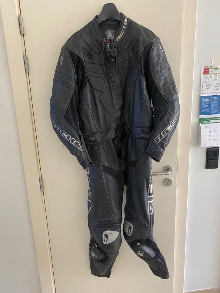 Lederen 2 delig Motorpak Richa, Motoren, Kleding | Motorkleding, Combipak, Heren, Tweedehands, Ophalen