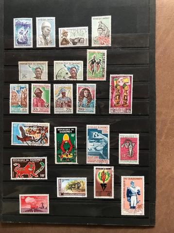 timbres Dahomey, Envoi