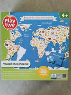 Puzzle 50 pièces ''Le monde'', Comme neuf, Puzzle, Enlèvement