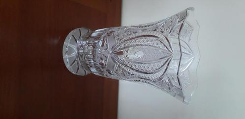 Antieke Boheemse kristallen vaas, 25,5 cm, Antiek en Kunst, Antiek | Vazen, Ophalen