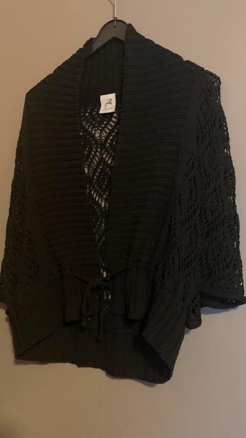 Gilet noir pour dame taille L, Taille 42/44 (L), Enlèvement ou Envoi, Comme neuf, Jacqueline Riu
