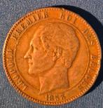 muntstuk Leopold II  10 centimes 1853, Postzegels en Munten, Verzenden, Geboorte of Huwelijk, Overig, Losse munt