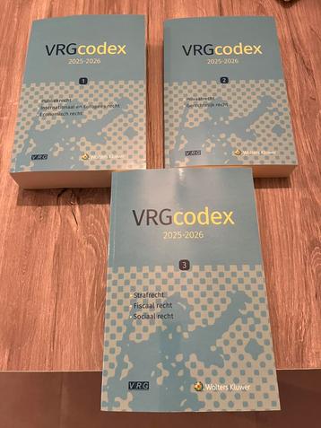 VRG Codex 2025-2026 beschikbaar voor biedingen