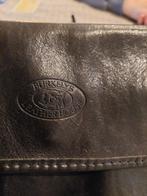 Zwart handtasje Burkelys leather house., Handtassen en Accessoires, Gebruikt, Ophalen of Verzenden, Zwart