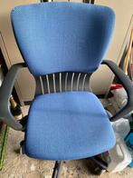 Chaises de bureau sur roulettes, Ophalen, Gebruikt, Blauw, Bureaustoel