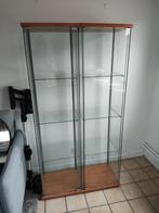 Ikea Detolf 2 vitrinekasten, Glas, Zo goed als nieuw, Ophalen