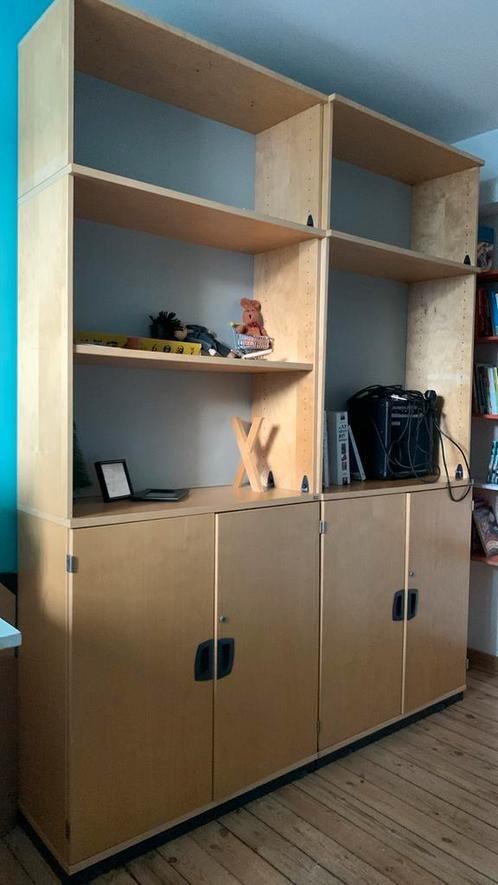 2 boekenkastplanken — gebruikt, stevig. 20€ voor beide, Huis en Inrichting, Kasten | Stellingkasten, Gebruikt, Ophalen
