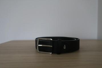 Zwarte lederen riem heren  - Lacoste- M 90 beschikbaar voor biedingen