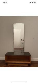 banc d'entrée vintage avec miroir de style art déco, Enlèvement