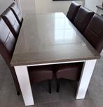 Tafel en stoelen, Ophalen, Gebruikt, 50 tot 100 cm, Landelijk