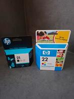 HP 21+ 22 originele zwart + drie-kleuren inktcartridges, Computers en Software, Printerbenodigdheden, Ophalen of Verzenden, Nieuw