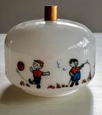 Vintage Opaline lampenkap voor kinderkamer, Ophalen of Verzenden
