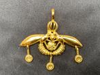 KERSTCADEAU - 14  karaat gold-plated Griekse hanger, Nieuw, Ophalen of Verzenden, Goud, Goud