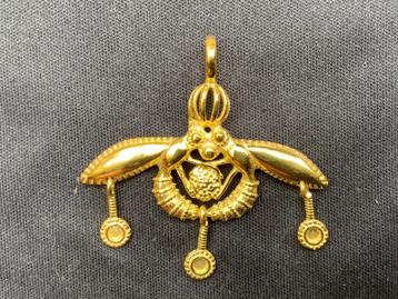 VALENTIJN - 14  karaat gold-plated Griekse hanger