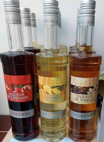 Liqueurs Vedrenne Vanille, Grenade et/ou Ananas