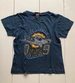 blauw t-shirt H&M 98 104 haai vissen, Gebruikt, Jongen of Meisje, H&M, Ophalen of Verzenden