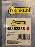 OKI 45862838 toner magenta (123inkt huismerk) - 3 stuks, Articles professionnels, Aménagement de Bureau & Magasin | Pièces, Enlèvement