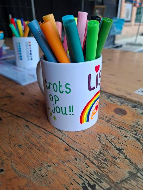 *Maak je eigen koffiemok* Eye catcher op al je feestjes!!, Hobby en Vrije tijd, Feestartikelen | Verhuur, Nieuw, Ophalen