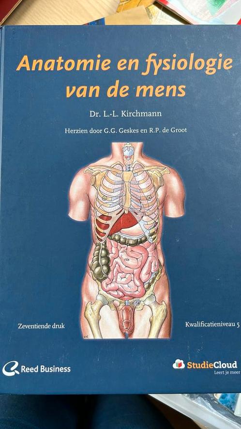 L.L. Kirchmann - Anatomie en fysiologie van de mens, Boeken, Wetenschap, Zo goed als nieuw, Ophalen of Verzenden