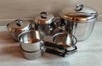 Kookpottenset, Ophalen, Inox, Gebruikt, Keramische plaat