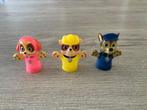 Paw Patrol verschillende vingerpopjes (5 cm), Ophalen of Verzenden, Zo goed als nieuw