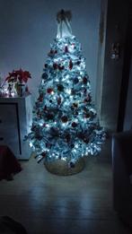 Magnifique sapin enneigé 180cm 550 branches, Enlèvement, Comme neuf