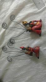 Vintage lot 2 figirines jeunes femmes africaines s, Enlèvement ou Envoi, Comme neuf