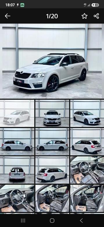 Skoda rs 2015 boite automatique toit panoramique  beschikbaar voor biedingen